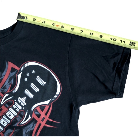 Electric Guitars Tee Shirt Short Sleeve Black Large Boy’s UNISEX - Picture 6 of 13